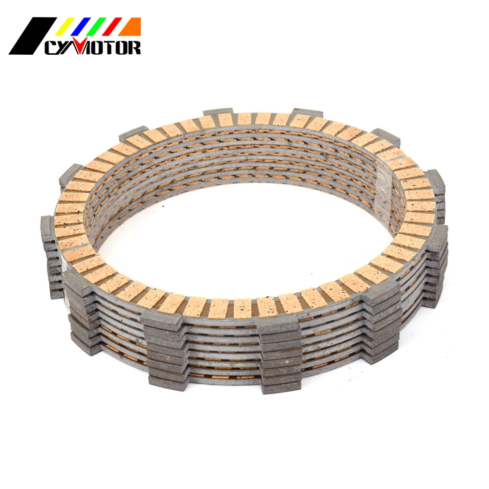 

8PCS Motocycle Clutch Friction Plates Disc Set For HONDA VT1300CR VT1300CRA VT VTX 1300 1800 CS CSA CT CTA CX C R S T C N R CXA