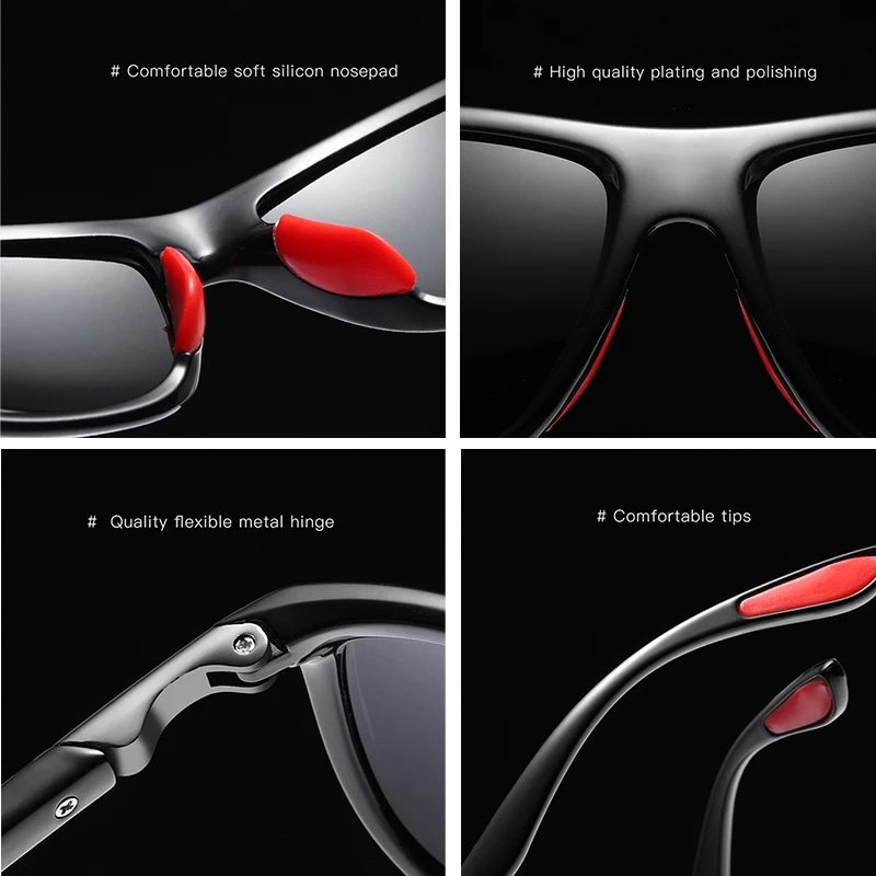 KEITHION Designer Men Polarized Sunglasses Women Driving Shades Sun Glasses Fashion Summer Mirror Eyewear UV400