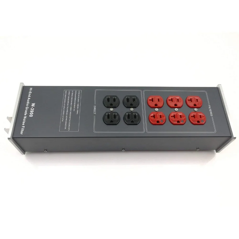 WAudio W-3900 High-End Audio Noise Filter, AC Power Conditioner, Power Filter, Power Purifier with US Outlets
