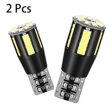 2Pcs T10 W5W SMD 24 LED Auto Interior Doom Lamp 39 LED Car HID White Canbus