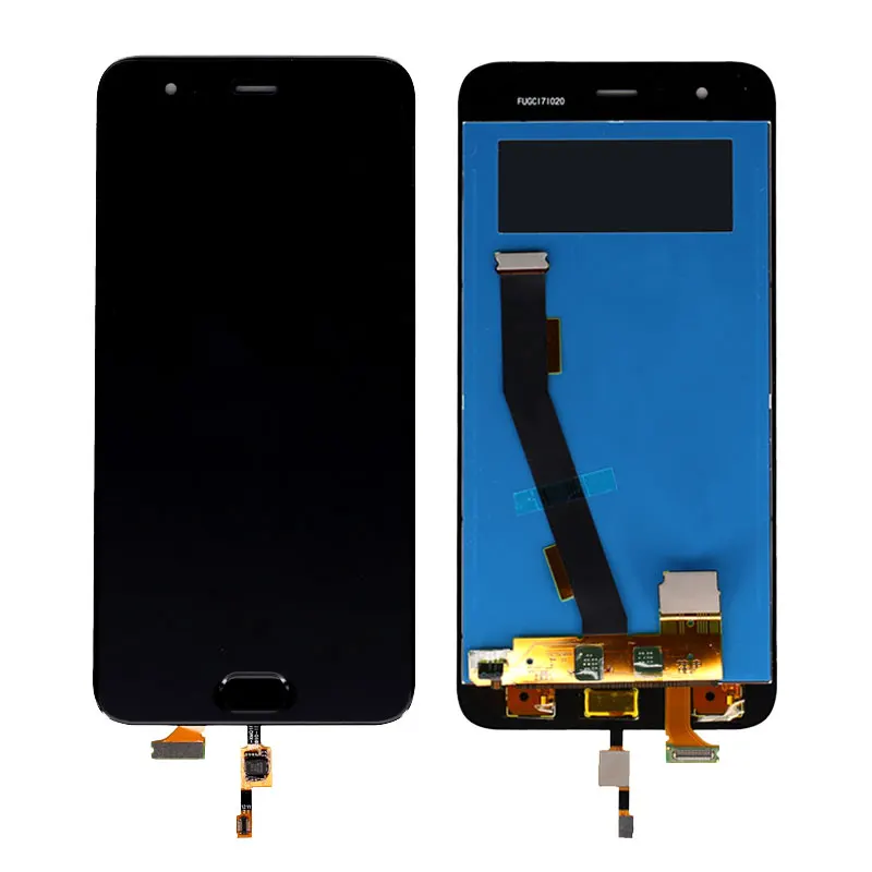 Для Xiaomi Mi6 Mi 6 ЖК дисплей с сенсорным экраном дигитайзер + отпечаток пальца