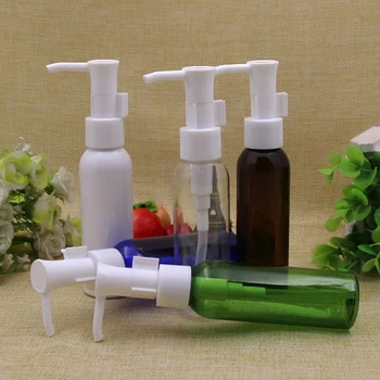 

30pcs 60ml empty brown white green blue clear plastic lotion bottle, lotion pump bottle Liquid Soap PET Bottle