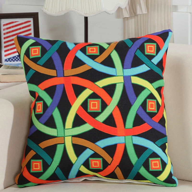 2018 السنة الجديدة عيد الميلاد هدية في الهواء الطلق الكبرى كرسي ديكور منصات المنزل فندق مكتب أريكة مقعد السيارة الخلفي وسادة غطاء 18*18 بوصة 45*45 س...