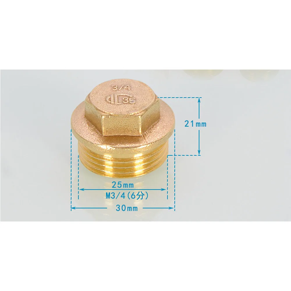 Brass cap plug-6