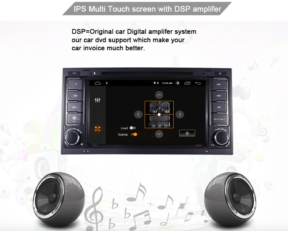 Perfect 7"HD IPS Android 9.0 Car GPS navigation for Volkswagen Touareg T5 Transporter Multivan wifi 3g bluetooth Radio stereo multimedia 17 Perfect 7"HD IPS Android 9.0 Car GPS navigation for Volkswagen Touareg T5 Transporter Multivan wifi 3g bluetooth Radio stereo multimedia 17
