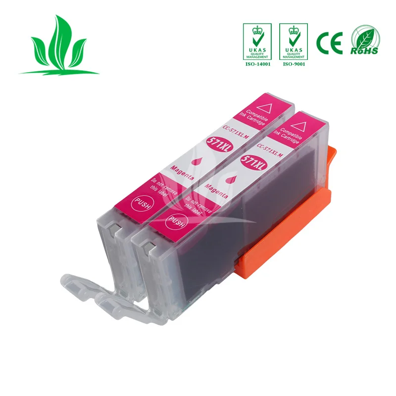 2 PK 570XL картридж совместимый для PIXMA MG7750/MG7751/MG7752/MG7753/MG6850/MG6851/MG6852/MG6853/MG5750/MG5751/MG5752 |
