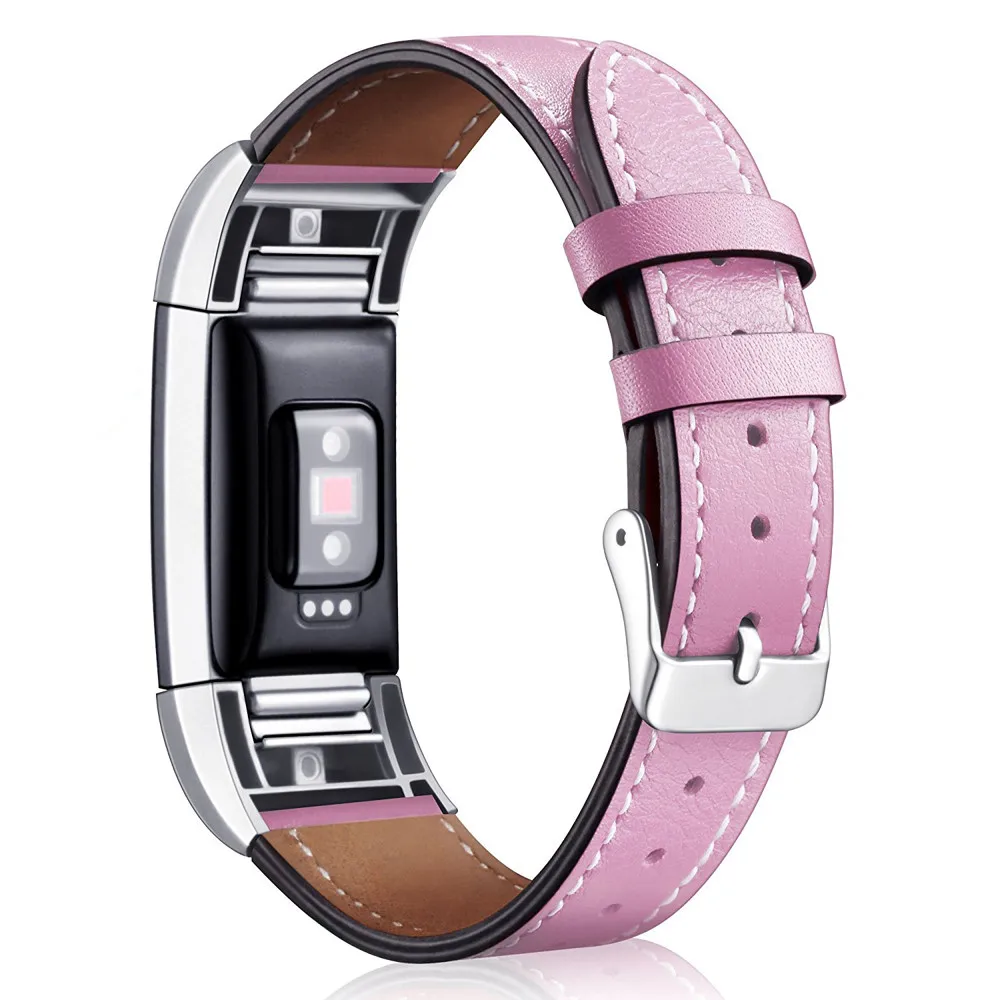 ZENHEO Ремешки для наручных часов из натуральной кожи ремешок Fitbit Charge 2 Замена