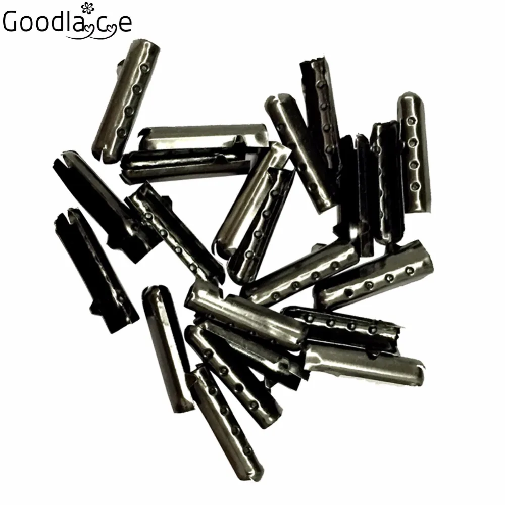 

20 PCS Set Metal Aglets DIY Shoelaces Repair Shoe Lace Tips Replacement Head