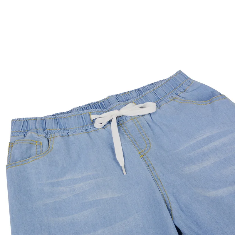 Puimentiua New Mom Jeans Pants Vintage High Elastic Waist Jeans New Womens Pants Full Length Pants Loose Ccowboy Pants Plus Size