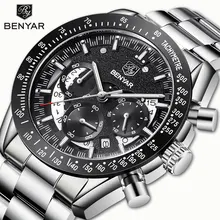 BENYAR Men's Watches Wristwatches Men Watch Quartz Chronograph Top Brand Luxury Watch Business Male watches Clock Reloj Hombre BENYAR Men's Watches Wristwatches Men Watch Quartz Chronograph Top Brand Luxury Watch Business Male watches Clock Reloj Hombre