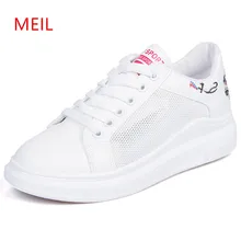Platform Sneakers Women 2018 White Flat Shoes Women Breathable Shoes Woman Lace Up Platform Shoes for Women Flats Mocassin Femme цена Platform Sneakers Women 2018 White Flat Shoes Women Breathable Shoes Woman Lace Up Platform Shoes for Women Flats Mocassin Femme цены онлайн