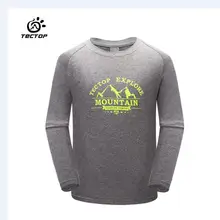 TECTOP/весенне-осенние детские футболки с длинными рукавами для мальчиков дышащие мягкие детские футболки из хлопка с круглым вырезом для мальчиков 120-160