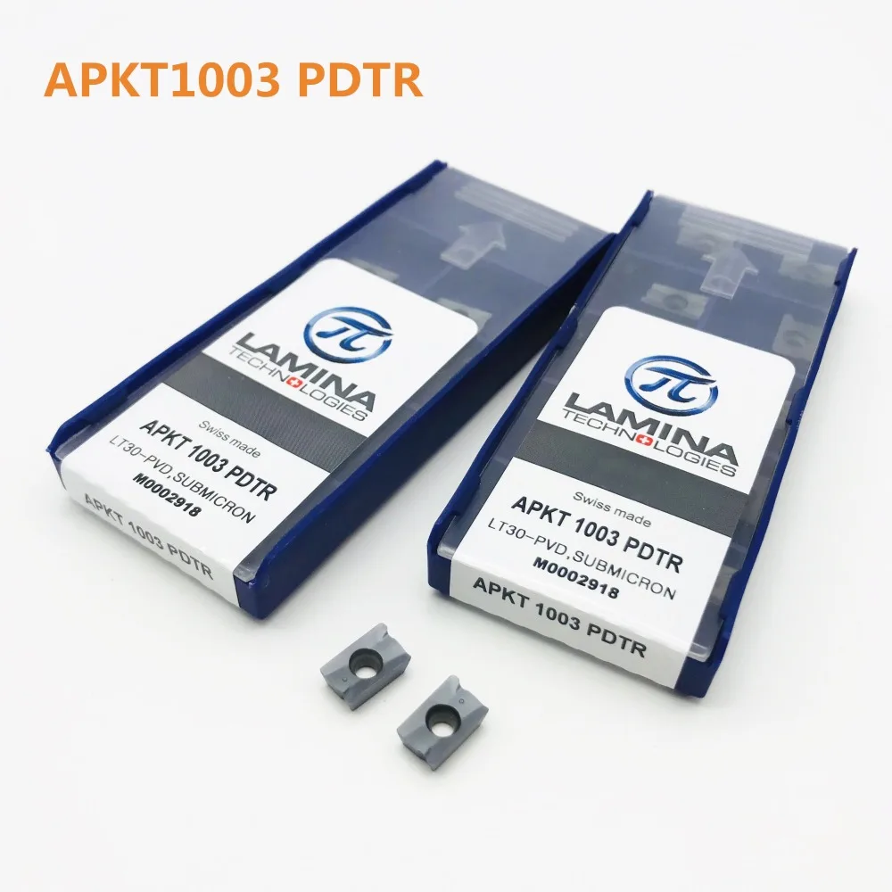 

10PCS Carbide Tool APKT1003 PDTR High Quality Lathe Tool Carbide Tool Metal Turning Tool APKT1003 CNC Parts Milling Cutter