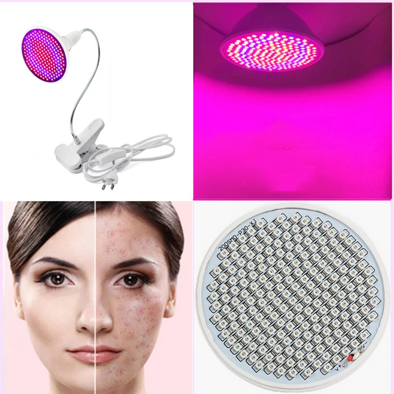 

Practical 20 Led red blue beauty lamp make up freckle Skin care whitening acne women beauty tools makeup Cosmetic