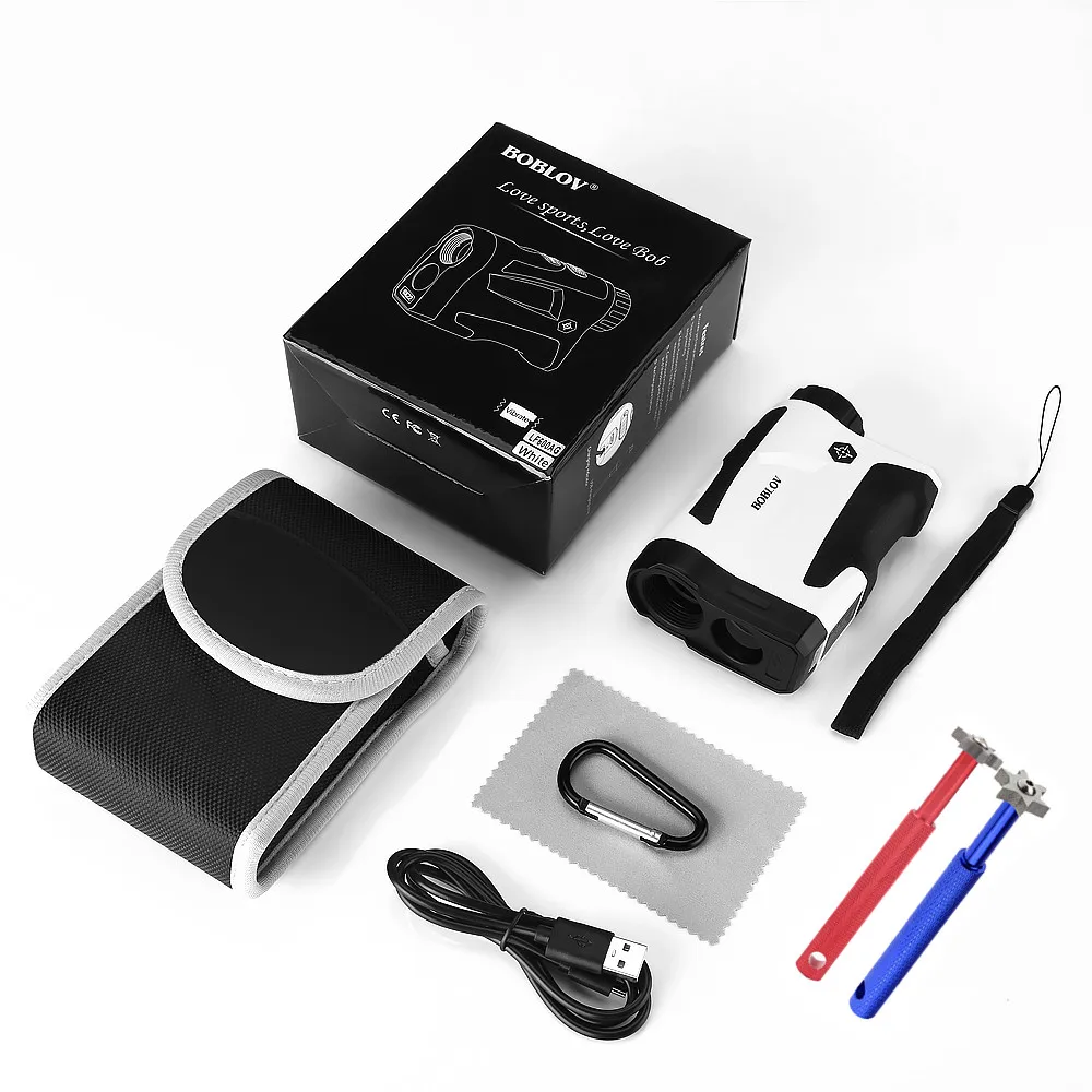 BOBLOV 600 Golf Laser Rangefinder Range Finder Monocular Outdoor Distance Meter Tester Hunting Measure Telescope