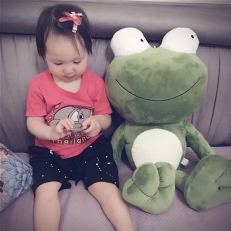 

Fancytrader Pop Anime Big Eyes Frog Plush Toy Giant Stuffed Soft Animals Doll 70cm Nice Gifts for Kids