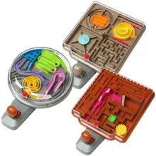 1 шт., новинка, 3D лабиринт, мяч, игрушки, дети, пройти, головоломка, игра, катающийся мяч, головоломка, игрушки, подарок для детей, головоломка, дропшиппинг 014