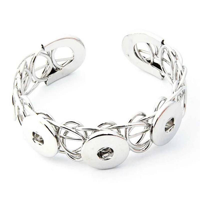 

Wholesale ginger bangles three buttons, fit 18mm buttons NB0091