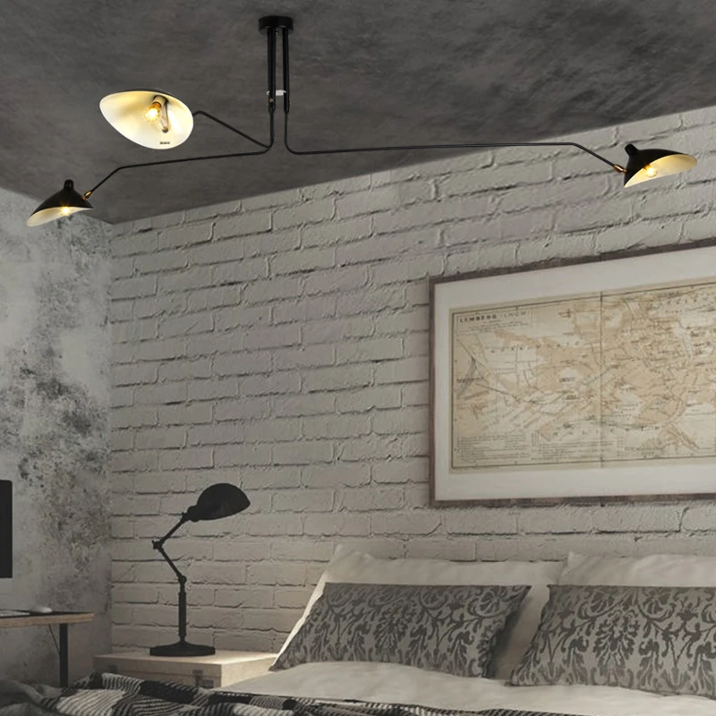 Retro-industrial-loft-Nordic-Iron-Ceiling-light-living-room-creative-artistic-personality-Duckbill-lampshade-spider-Ceiling (4)