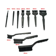 Free shipping hot selling 10pcs/set AntiStatic Brush BGA Brush ESD Hairbrush PCB Cleaning Brush hot selling vibration massage brush micro heat channel brush body weight loss tool physiotherapy instrument free shipping