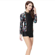 Скромный исламский женский купальник с принтом, летний купальный костюм с коротким рукавом, мусульманские купальники, сексуальные женские плоские шорты и топы, пляжная одежда