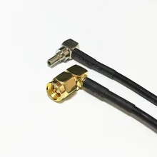 9 шт. провод для беспроводного модема SMA штекер правый угол переключатель CRC9 Правый ангел разъем RG174 кабель 20 см " по оптовой цене быстрая