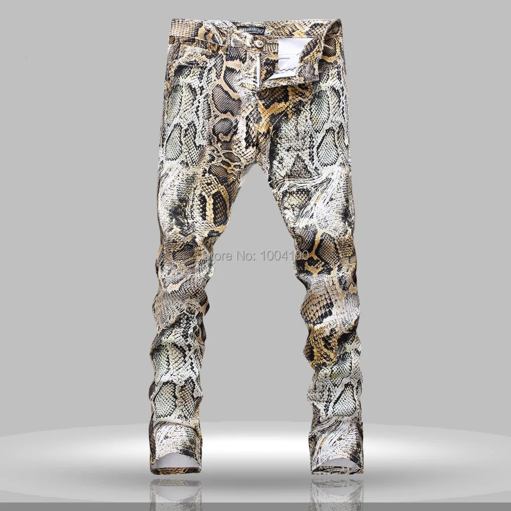 snake skinny jeans