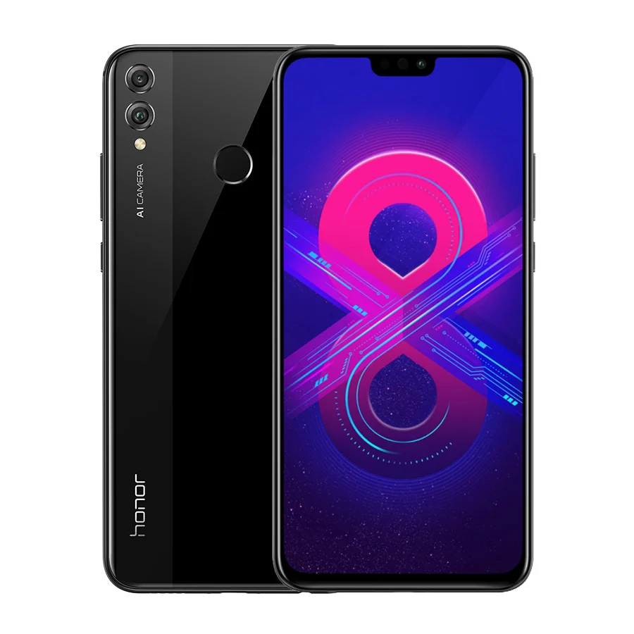 Смартфон Honor 8X 4 + 128 ГБ Android 8 1 6 5 дюйма 3750 мА ч 4G LTE 20 МП|Смартфоны| |