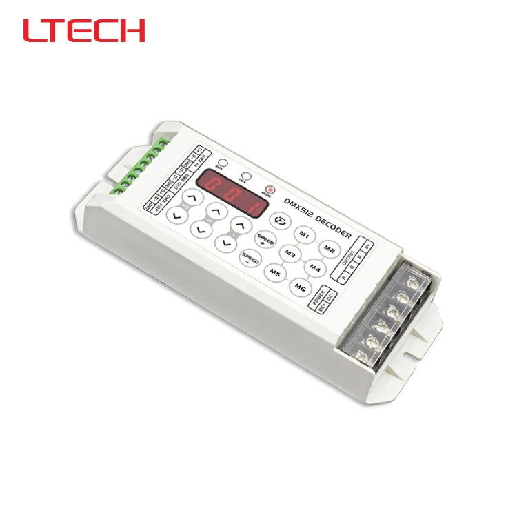 

LT-860-8A RDM/DMX L Decoder;DC5-24V input;8A*3CH output