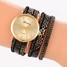 Nouveau Luxe Femmes Bracelet de Montre de Haute Qualité Femme En Cuir Quartz Montre-Bracelet Femmes Robe Casual Heure Horloge Relogio Feminino