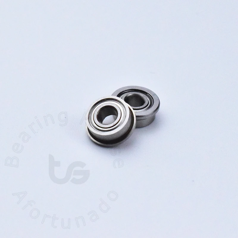 플랜지 베어링 크롬강 금속 밀봉 고속 기계 장비 부품, F683ZZ, 10 개, 3*7(8.1)* 3(mm)