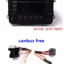 Автомагнитола головное устройство RCN210+ Canbus CD USB MP3 SD карта AUX btплеер для Golf 5 6 Jetta Mk5 6 Passat B6 B7 CC Tiguan