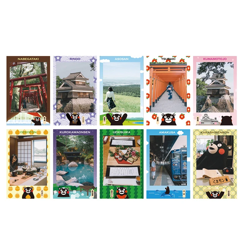 Оригинальная пленка Fujifilm Fuji Instax Mini 8 KUMAMON kumamoto 10 листов для мгновенных камер 7 9 50 s 90