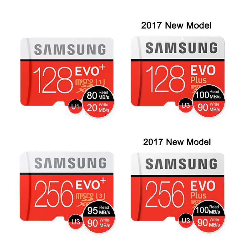 Карта памяти SAMSUNG Micro SD 512 ГБ 256 ГБ 128 Гб 64 ГБ 32 ГБ SDHC SDXC класс EVO+ класс 10 C10 UHS TF карты транс флэш Microsd Новинка