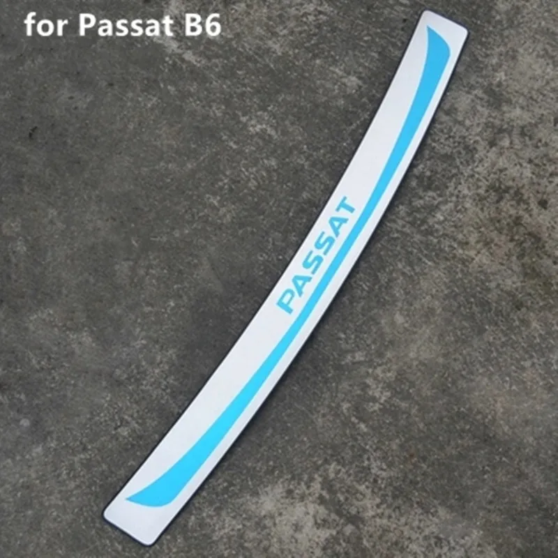 

Stainless Steel car Rear Bumper Protector Sill Trunk Tread Plate Trim for Volkswagen Passat B6 2011-2015 Car styling