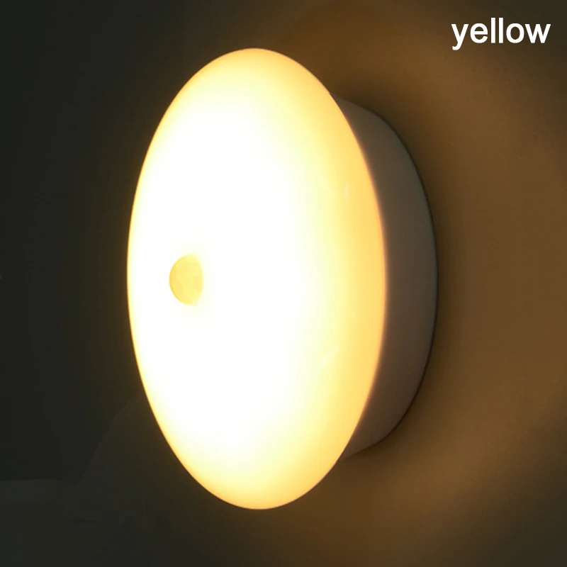 

1 Pcs Motion Sensor Light LED Night Light Diamond Shaped for Hallway Cabinet Closet Stairs JA55
