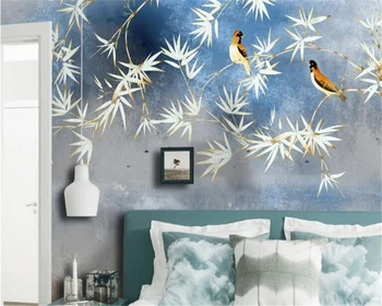

beibehang brick wallpaper 3d Custom silk mural wallpaper hand-painted bamboo wallpaper for kids room wallpaper 3d on the wall