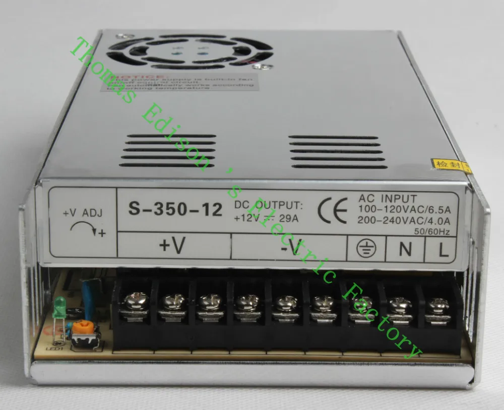 

DIANQI High Quality Power Supply 12V 350W AC to DC Power Supply AC DC Converter S-350-12