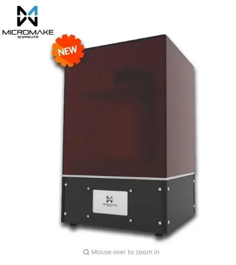  Micromake new L4 UV light curing SLA/LCD/DLP 3d printer print volume 190*120*225mm 24um accuracy fo