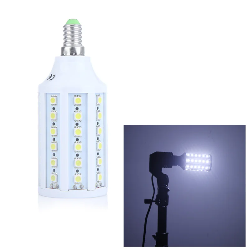 Светодиодный свет Светодиодный светильник 60 5050 SMD светодиодный кукурузы лампа E14 1080Lm 360 10 Вт 220 В белый энергосберегающие