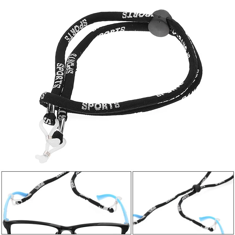 

Eyeglasses Strap Thick Anti-slip Adjustable Cord Sports Sunglasses Rope Lanyard Band Holder Glasses String Eyewear Retainer