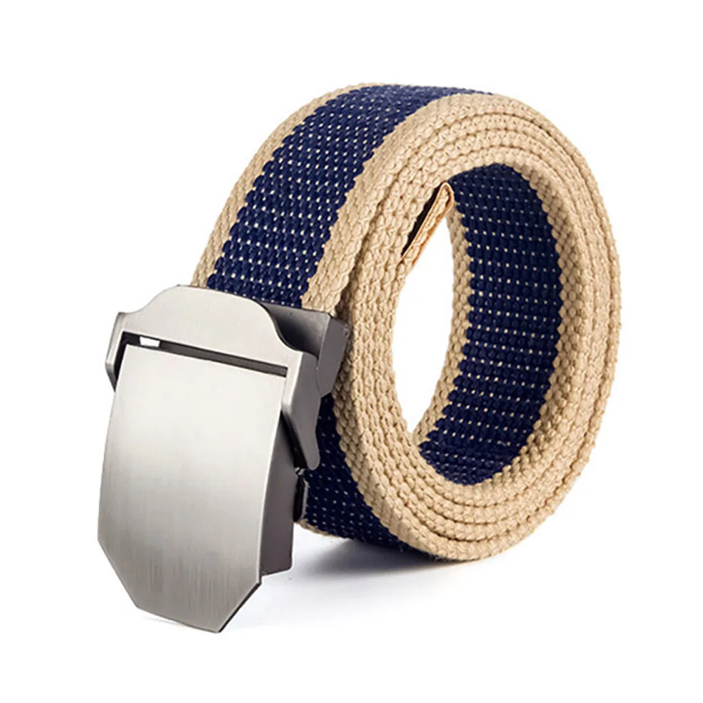 

Unisex Blank Automatic Buckle Tactical Belt High Quality Military Belts For Mens & Women Luxury Patriot Jeans Belt 120cm