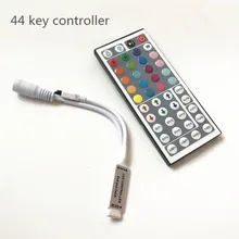 Led Controller 44 Keys Mini IR RGB Controler LED Lights Controller IR Remote Dimmer DC12V 6A For RGB SMD 3528 5050 LED Strip S5