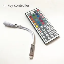 Led Controller 44 Keys Mini IR RGB Controler LED Lights Controller IR Remote Dimmer DC12V 6A For RGB SMD 3528 5050 LED Strip S5
