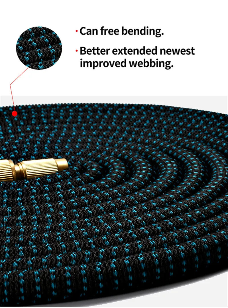 Высокое качество 25FT-75FT садовый шланг расширяемый волшебный гибкий шланг для воды шланг пластиковые шланги труба с Коппе пистолет для полива