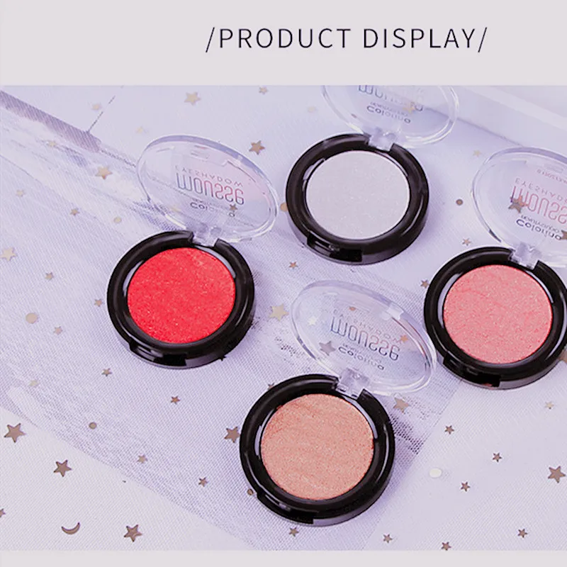 

Diamond Glitter Eyeshadow 12 Colors Single Palette Illuminator Makeup Shimmer Metal Eye Shadow Shine Pigment Cosmetics