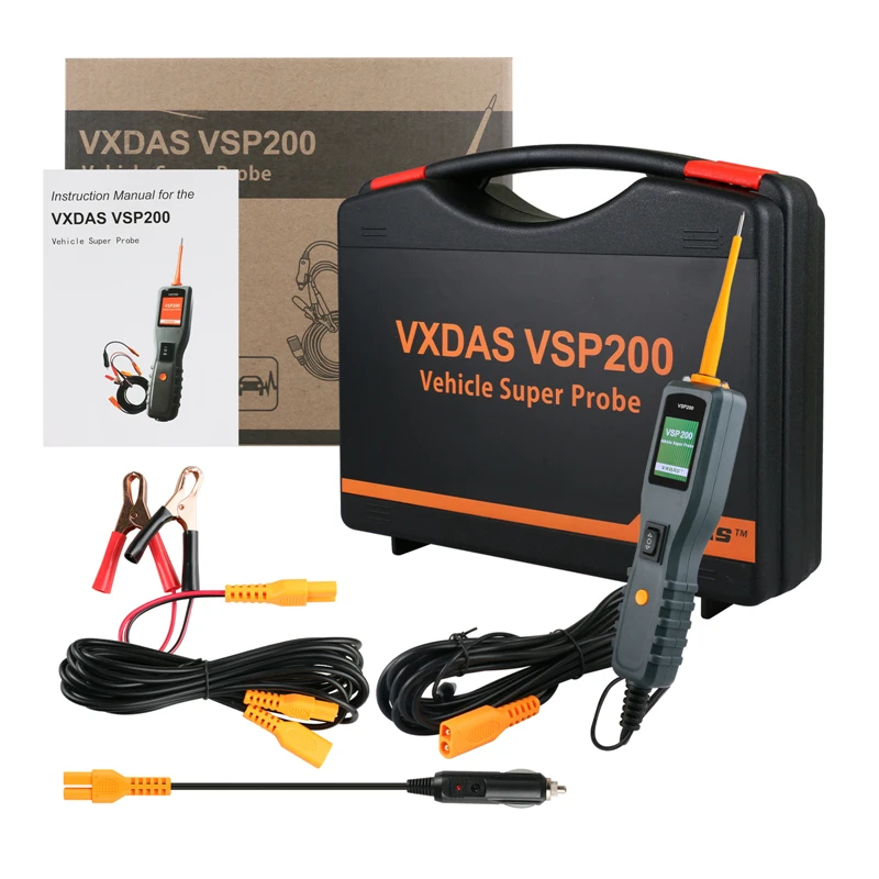 

VXDAS VSP200 Vehicle Super Probe Circuit Tester Kit More Powerful than AUTEK YD208 Car Electric Circuit Tester for 12V-24V