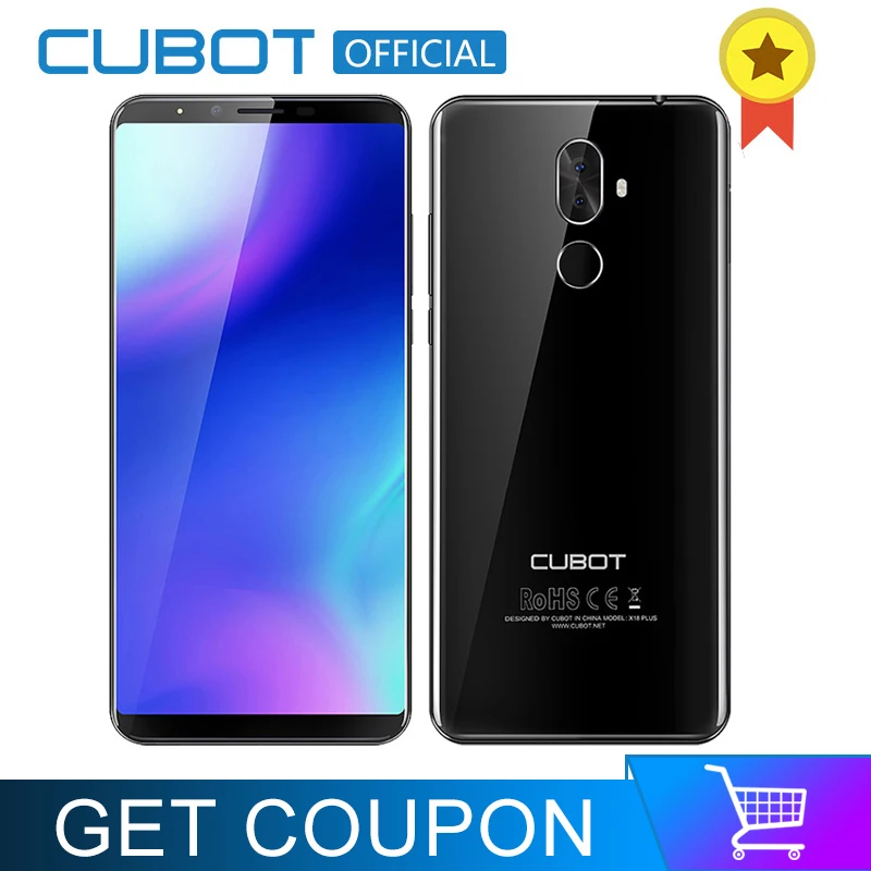 Cubot X18 Plus 18:9 5 99 'Ɗ Гб 64 2160*1080 Android 8 0 MT6750T Octa Core 4G мобильный телефон с двумя задними