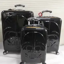CALUDAN идеальный ABS+ PC бленда для объектива 20/24/28 дюймов с рисунком Дарт Вейдер прокатки Чемодан Spinner бренд высокое качество дорожного чемодана