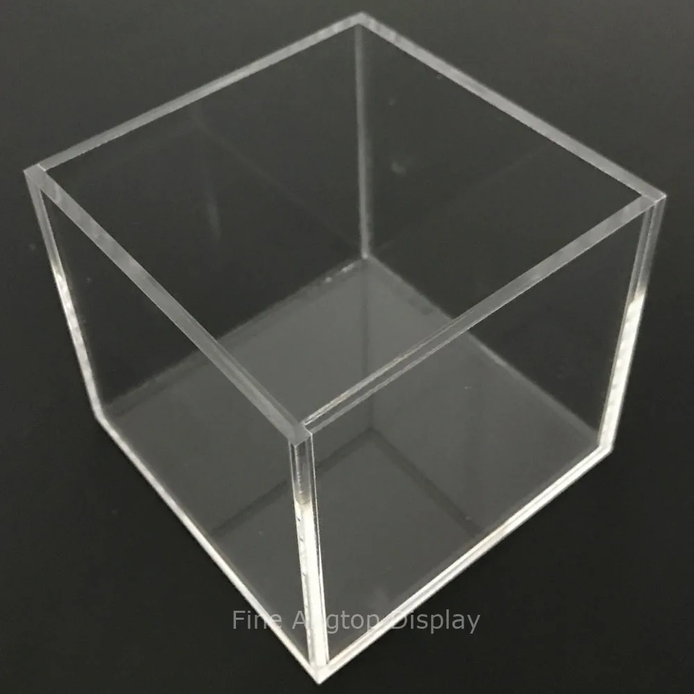 150x150x150 мм 5 двусторонний прозрачный акриловый Perspex Box Cube Дисплей случае Розничная продажа ювелирных изделий стенд контейнер